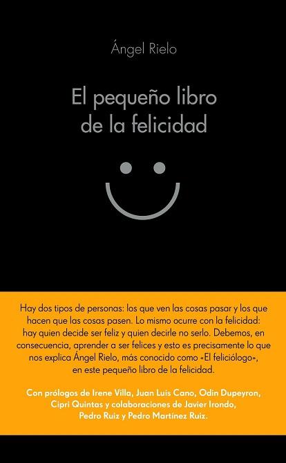 PEQUEÑO LIBRO DE LA FELICIDAD, EL  | 9788416253708 | RIELO FERNANDEZ, ANGEL