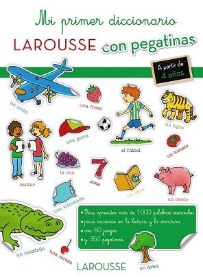 PRIMER DICCIONARIO CON PEGATINAS, MI  | 9788416368334 | LAROUSSE EDITORIAL