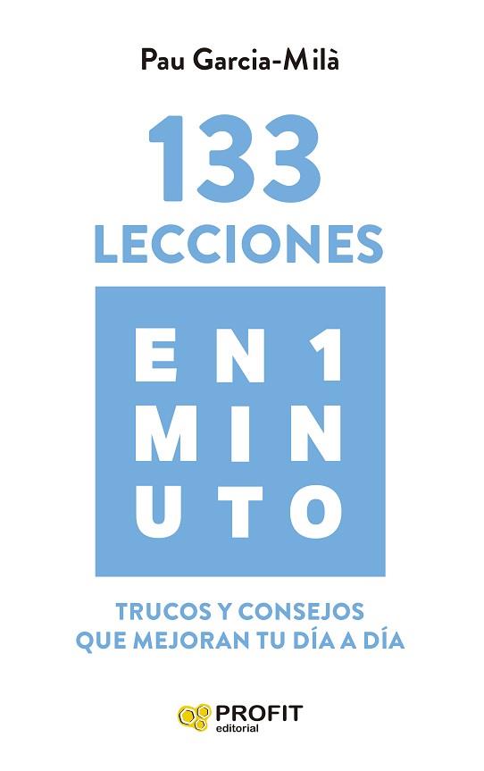 133 LECCIONES EN 1 MINUTO | 9788419212740 | GARCIA-MILA, PAU