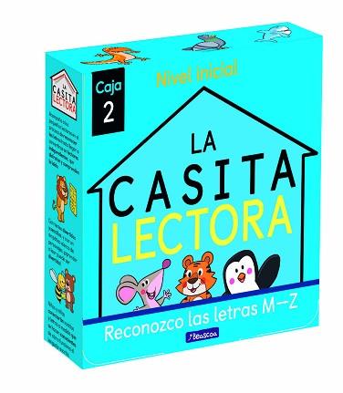 CASITA LECTORA, LA  CAJA 2 - RECONOZCO LAS LETRAS M-Z (NIVEL INICIAL) | 9788448859541