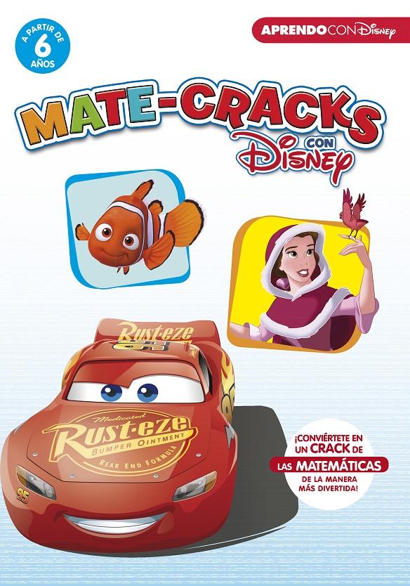 MATE CRACKS CON DISNEY (A PARTIR DE 6 AÑOS) (CRACKS CON DISNEY) | 9788416931477