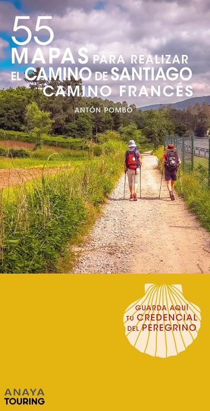 55 MAPAS PARA REALIZAR EL CAMINO DE SANTIAGO CAMINO FRANCES (DESPLEGABLES) | 9788491581666 | ANAYA TOURING