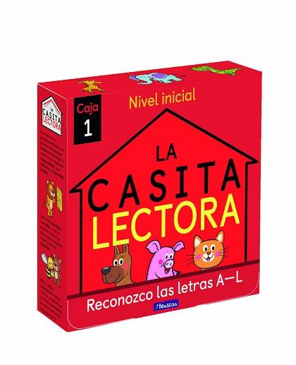 CASITA LECTORA, LA  CAJA 1 - RECONOZCO LAS LETRAS A-L (NIVEL INICIAL) | 9788448859534