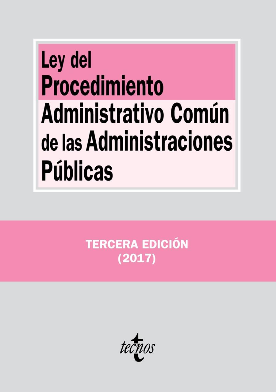 LEY DEL PROCEDIMIENTO ADMINISTRATIVO COMUN DE LAS ADMINISTRACIONES PUBLICAS | 9788430971466