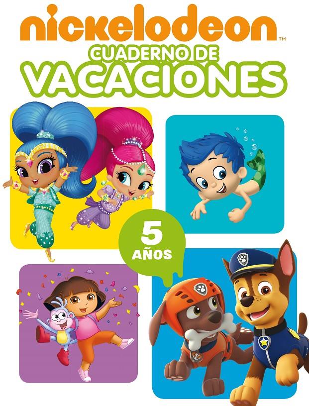 CUADERNO DE VACACIONES NICKELODEON 5 AÑOS ( | 9788448850050