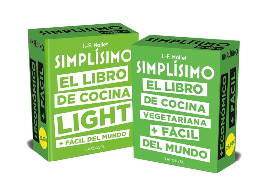 SIMPLISIMO DOBLE EL LIBRO DE COCINA VEGETARIANA + FACIL DEL MUNDO | 9788417720599 | MALLET, JEAN-FRANÇOIS