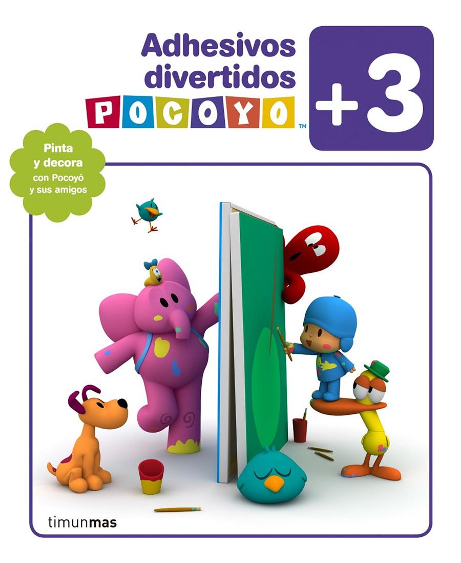 POCOYO ADHESIVOS DIVERTIDOS +3 | 9788408154143 | ZINKIA ENTERTAINMENT, S. A.