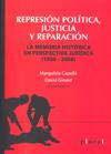 REPRESION POLITICA, JUSTICIA Y REPARACION | 9788496841932 | GINARD I FERON, DAVID / CAPELLA ROIG, MARGALIDA