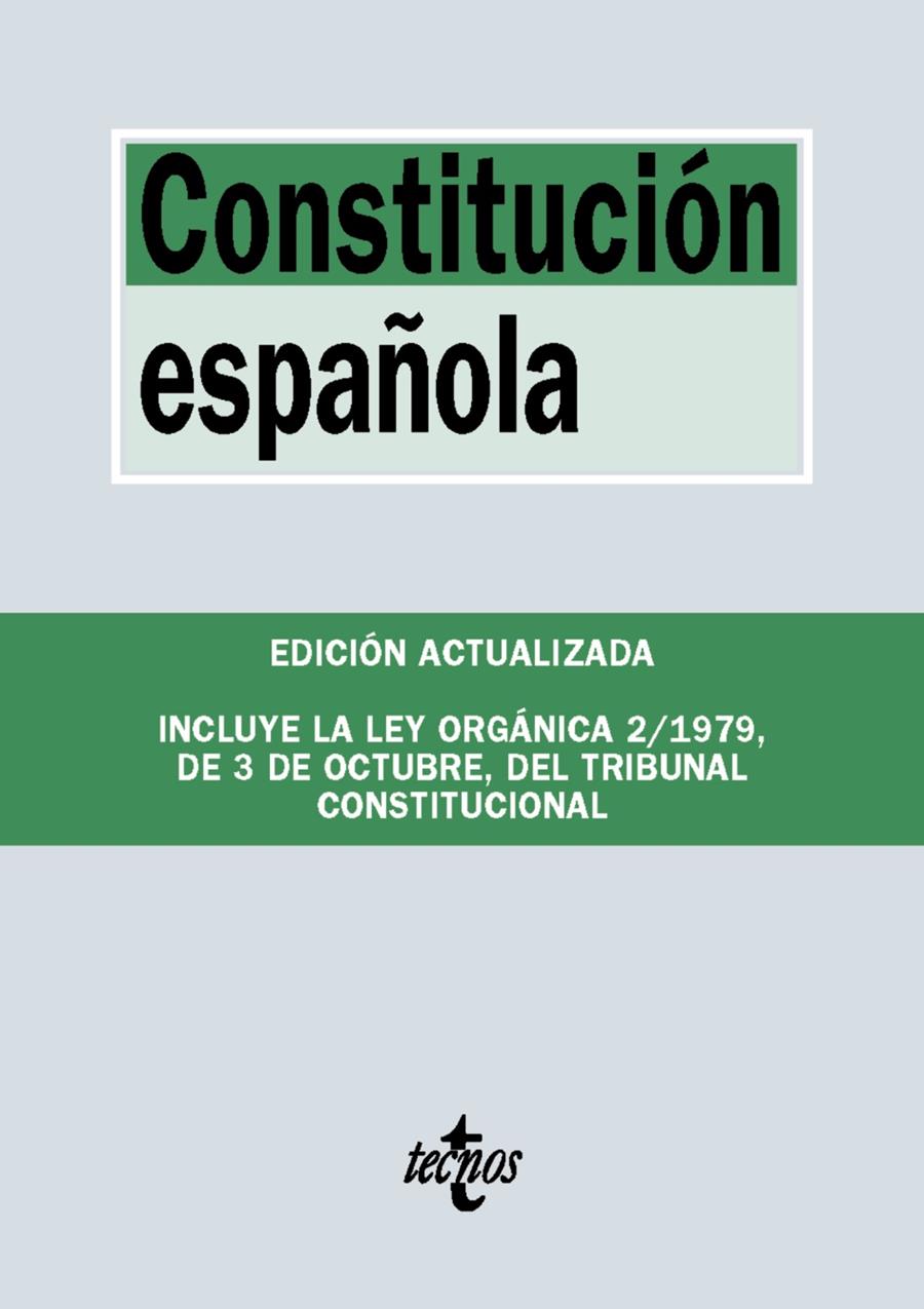 CONSTITUCION ESPAÑOLA | 9788430977178 | EDITORIAL TECNOS