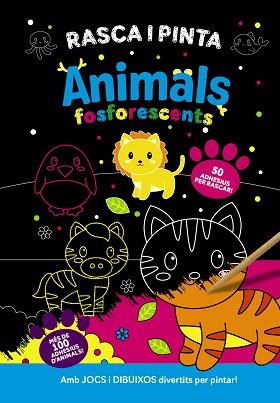 RASCA I PINTA ANIMALS FOSFORESCENTS | 9788413493107 | VARIOS AUTORES