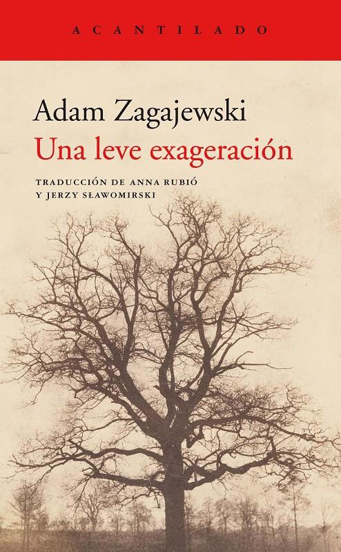 UNA LEVE EXAGERACION | 9788417346980 | ZAGAJEWSKI, ADAM