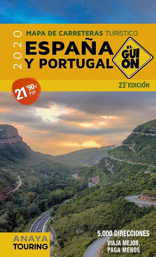 MAPA DE CARRETERAS ESPAÑA Y PORTUGAL 2020 | 9788491582151