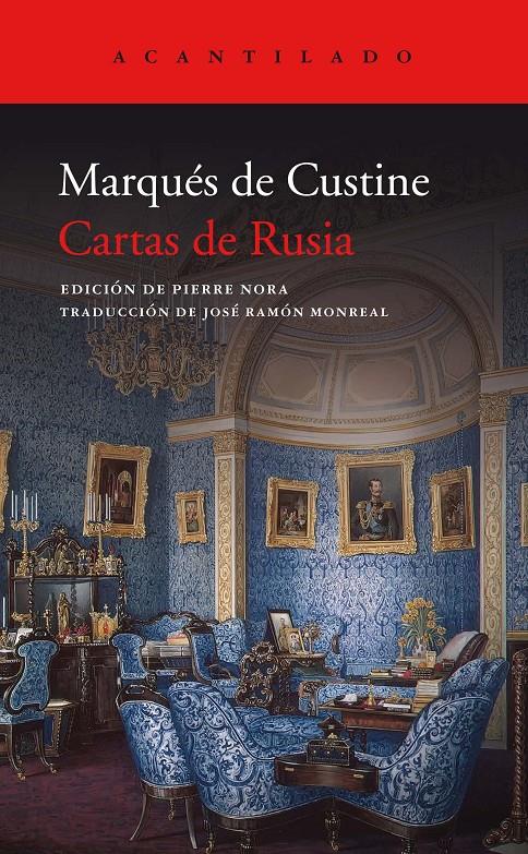 CARTAS DE RUSIA | 9788417346546 | CUSTINE, MARQUES DE 