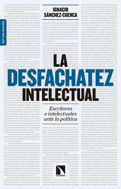 DESFACHATEZ INTELECTUAL, LA | 9788490972595 | SANCHEZ-CUENCA RODRÍGUEZ, IGNACIO