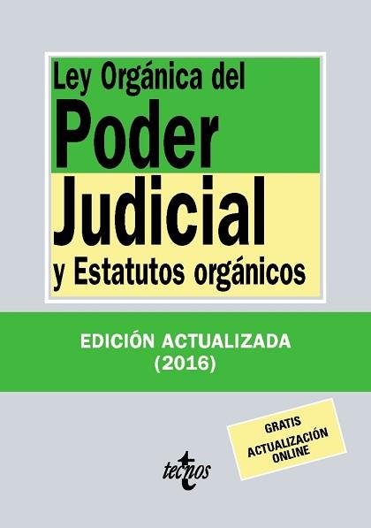 LEY ORGANICA DEL PODER JUDICIAL | 9788430970001