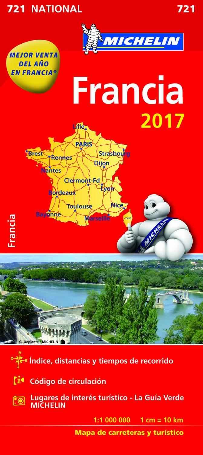 MAPA NATIONAL FRANCIA | 9782067218659