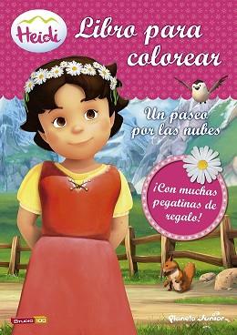 HEID  UN PASEO POR LAS NUBES  LIBRO PARA COLOREAR CON PEGATINAS | 9788408150046 | HEIDI