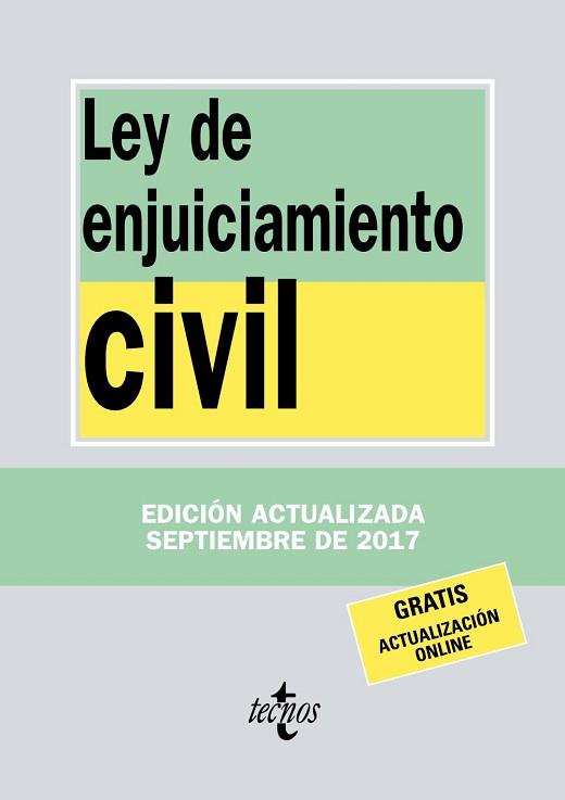 LEY DE ENJUICIAMIENTO CIVIL | 9788430971886 | EDITORIAL TECNOS