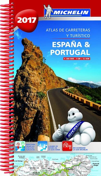 ATLAS DE CARRETERAS Y TURISTICO ESPAÑA & PORTUGAL 2017 | 9782067217690