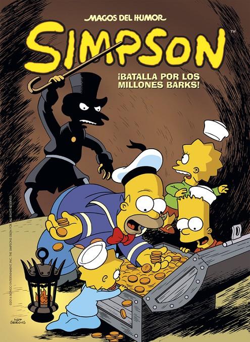 BATALLA POR LOS MILLONES BARKS  (MAGOS DEL HUMOR SIMPSON 50) | 9788466658966 | GROENING, MATT 