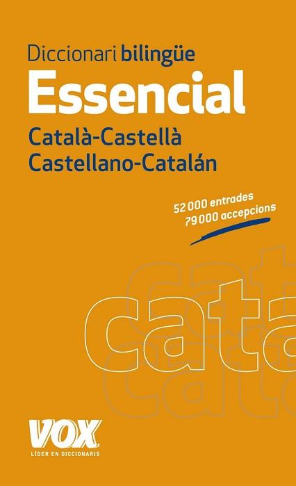 DICCIONARI ESSENCIAL CASTELLANO CATALAN / CATALA-CASTELLA | 9788499740461