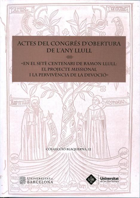 ACTES DEL CONGRES D'OBERTURA DE L'ANY LLULL | 9788483843628