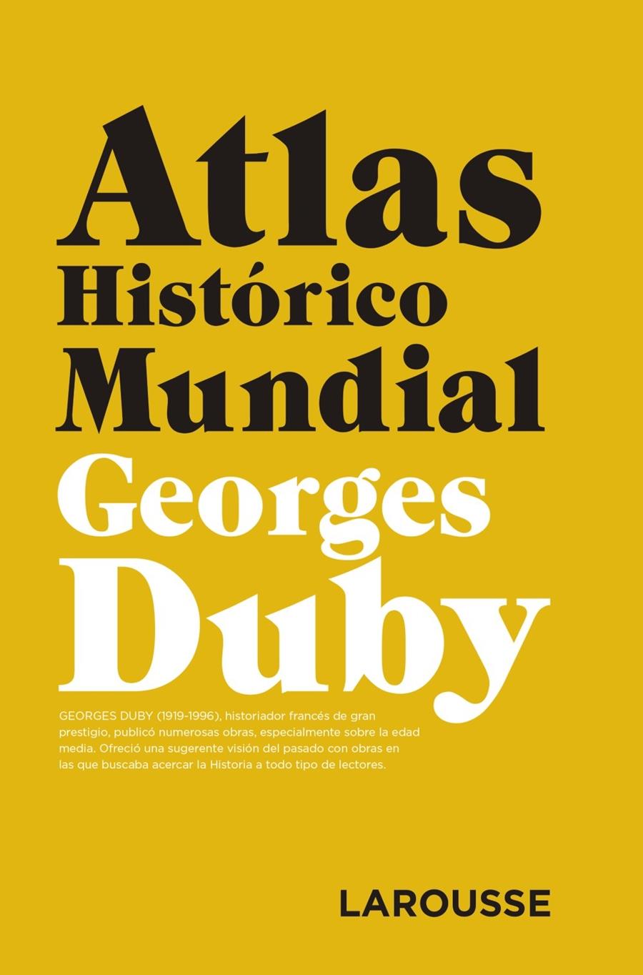 ATLAS HISTORICO MUNDIAL G DUBY | 9788417273361 | DUBY, GEORGES