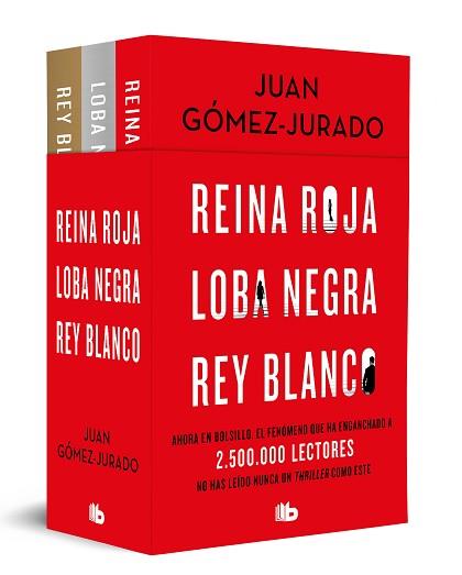 TRILOGIA REINA ROJA (PACK CON: REINA ROJA | LOBA NEGRA | REY BLANCO) | 9788413145037 | GOMEZ-JURADO, JUAN