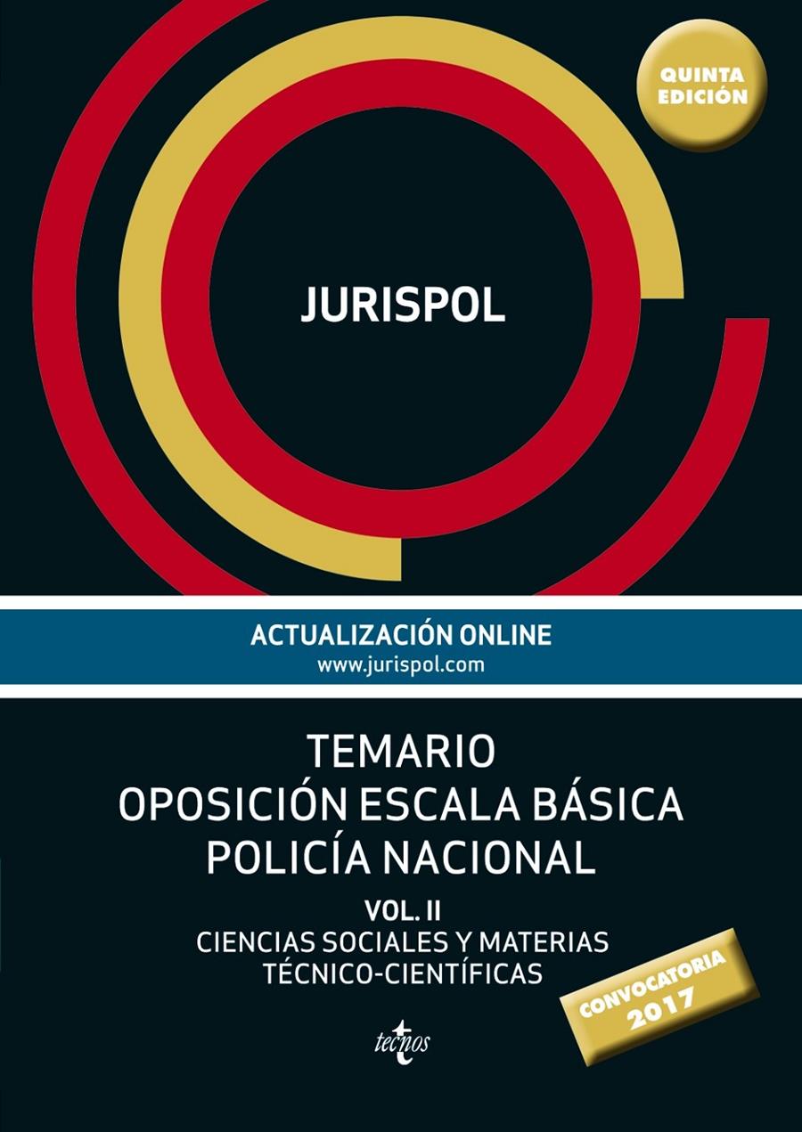 TEMARIO OPOSICION ESCALA BASICA POLICIA NACIONAL | 9788430971329