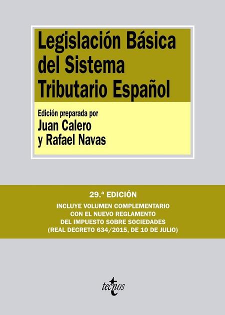 LEGISLACION BASICA DEL SISTEMA TRIBUTARIO ESPAÑOL | 9788430967506 | EDITORIAL TECNOS