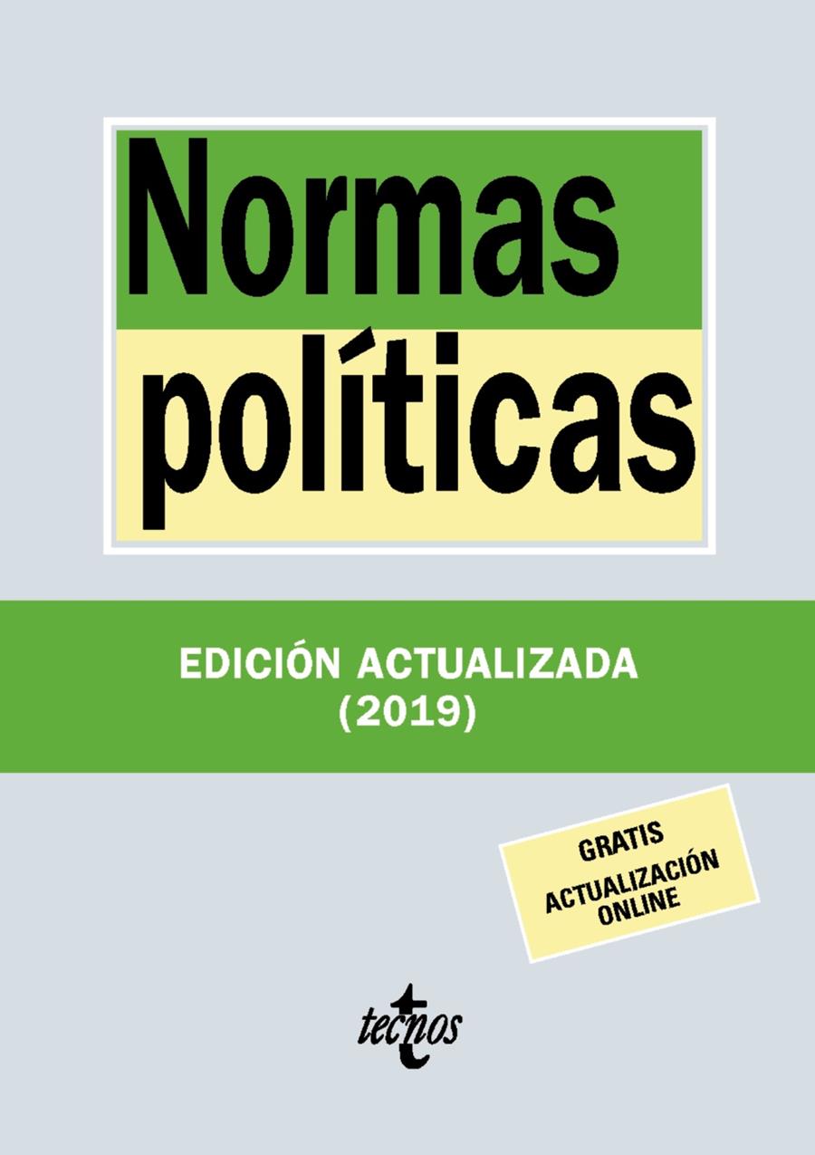 NORMAS POLITICAS | 9788430977086 | EDITORIAL TECNOS