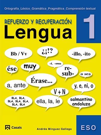 REFUERZO Y RECUPERACION. LENGUA 1 | 9788421836613 | MIGUEZ GALLEGO, ANDRES 