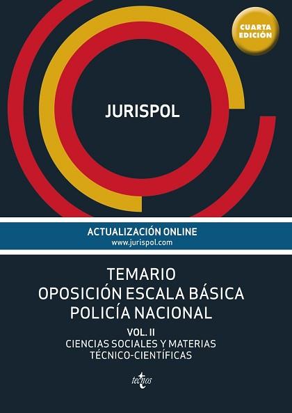 TEMARIO OPOSICION ESCALA BASICA POLICIA NACIONAL | 9788430969340