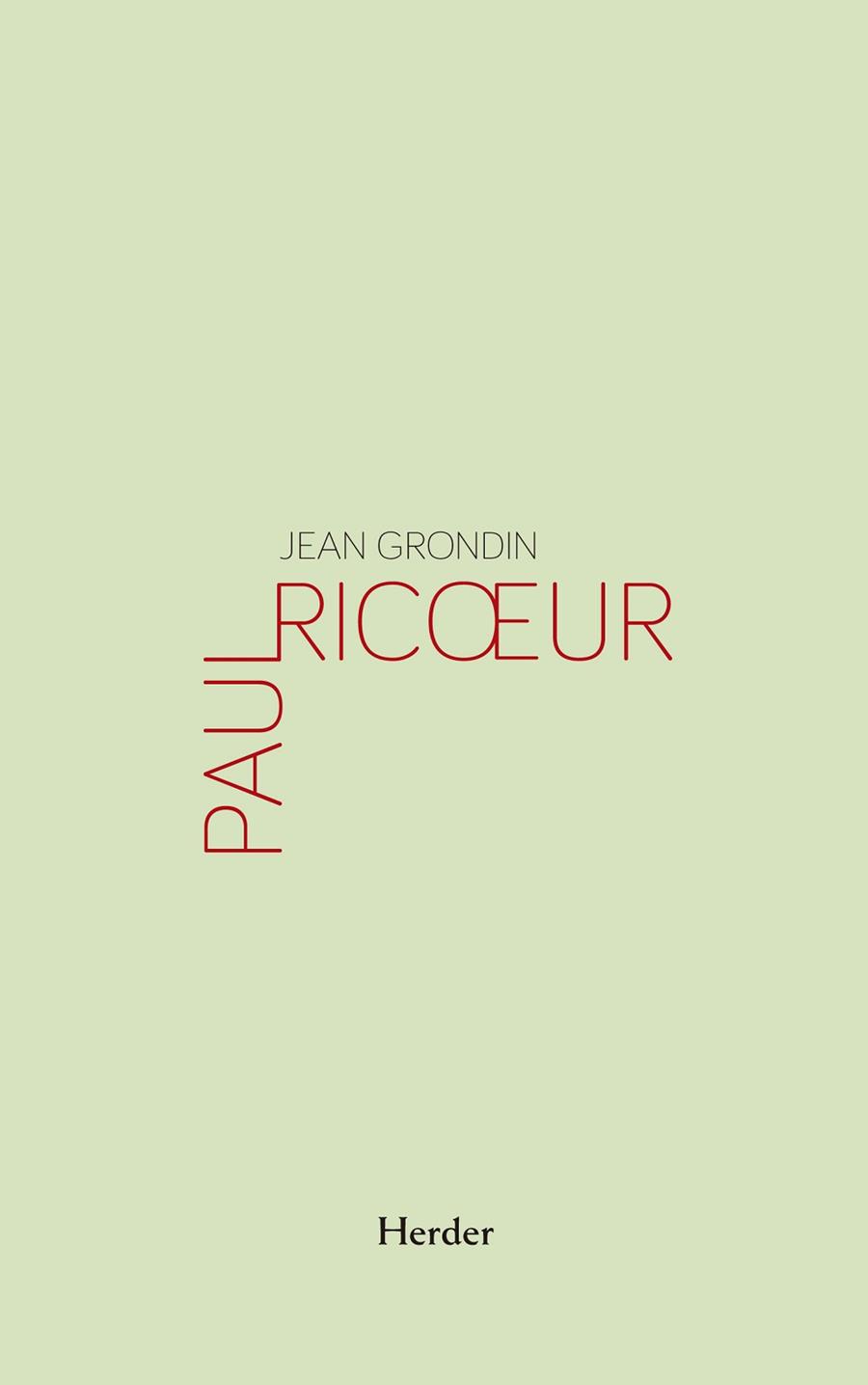 PAUL RICOEUR | 9788425442353 | GRONDIN, JEAN