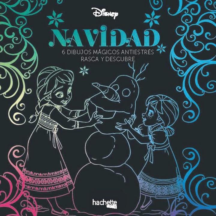 NAVIDAD DISNEY 6 DIBUJOS MAGICOS ANTIESTRES RASCA Y DESCUBRE | 9788417586454