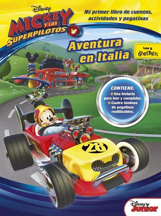 MICKEY Y LOS SUPERPILOTOS AVENTURA EN ITALIA (PEGATINAS REUTILIZABLES) | 9788416917495 | DISNEY