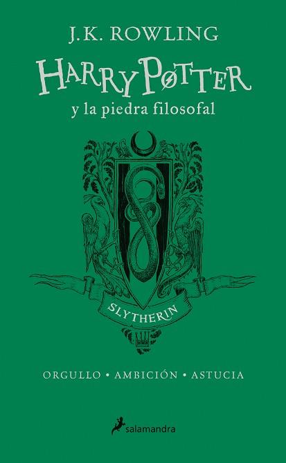 SLYTHERIN HARRY POTTER Y LA PIEDRA FILOSOFAL COLOR VERDE | 9788498388930 | ROWLING, J K