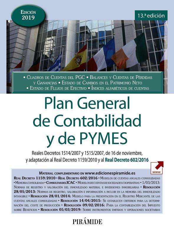 PLAN GENERAL DE CONTABILIDAD Y DE PYMES | 9788436841688 | EDICIONES PIRAMIDE