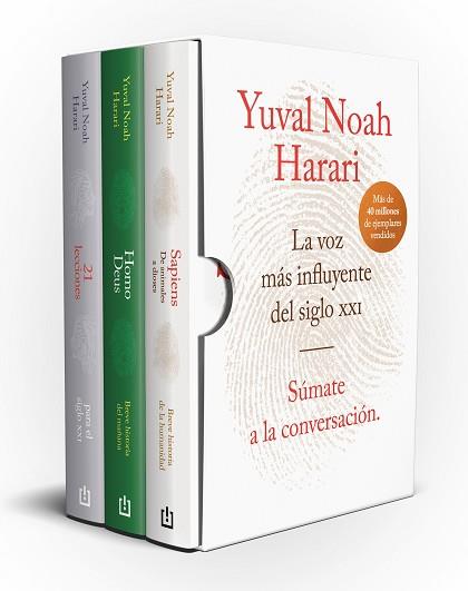 ESTUCHE HARARI CONTIENE: SAPIENS | 21 LECCIONES PARA EL SIGLO XXI | HOMO DEUS) | 9788466361217 | HARARI, YUVAL NOAH