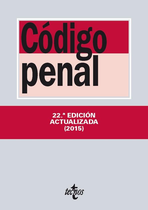 CODIGO PENAL | 9788430966707 | EDITORIAL TECNOS