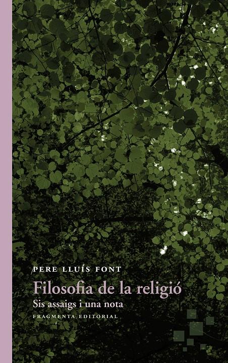 FILOSOFIA DE LA RELIGIO | 9788415518747 | LLUIS FONT, PERE