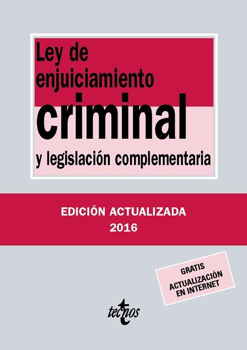 LEY DE ENJUICIAMIENTO CRIMINAL | 9788430970018