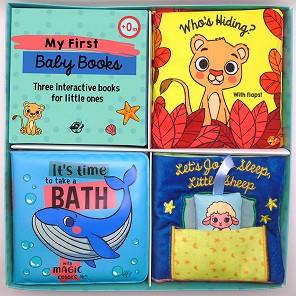 MY FIRST BABY BOOKS  THREE INTERACTIVE BOOKS FOR LITTLE ONES | 9788419898036 | EL PIRATA, EDITORIAL