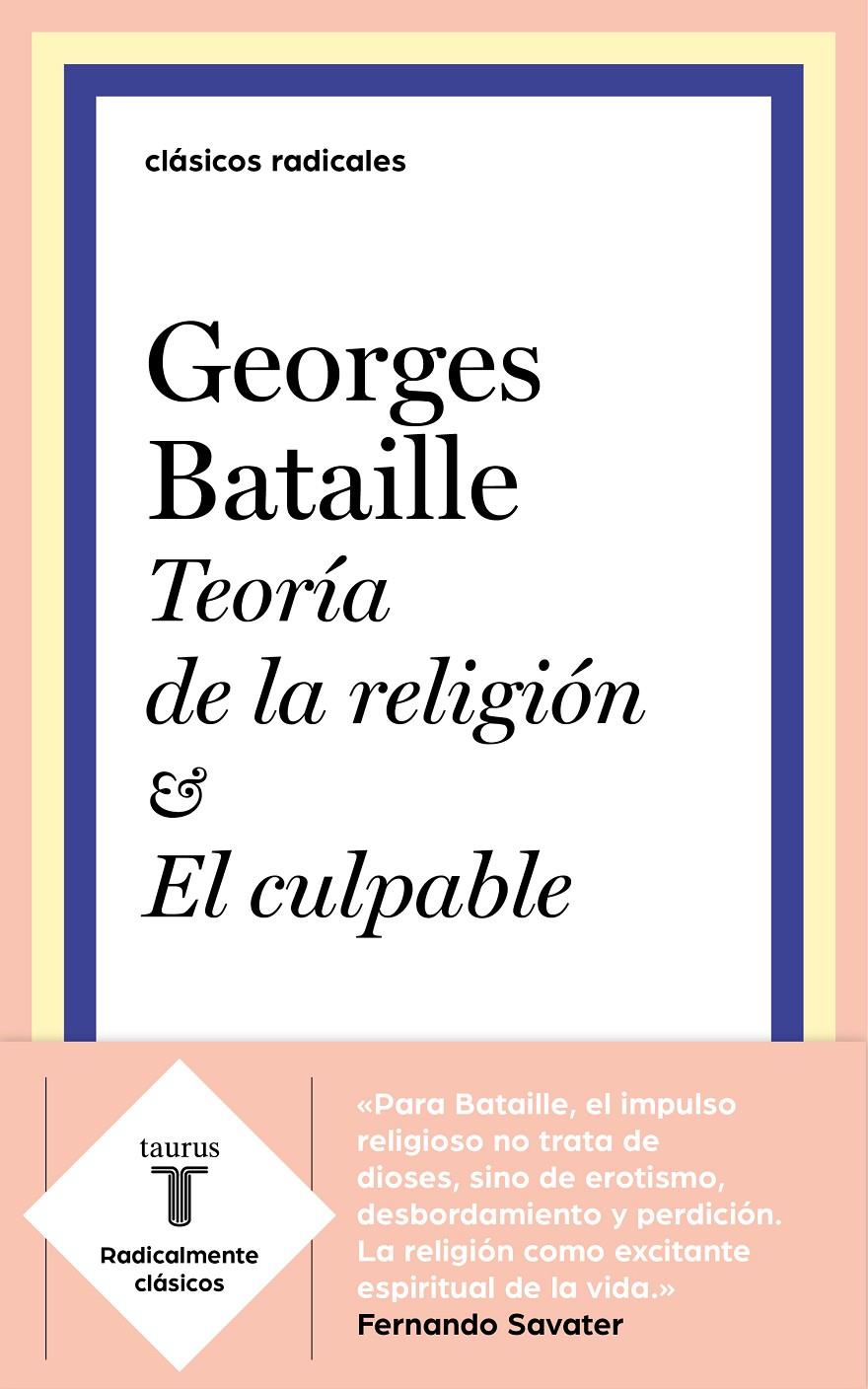 TEORIA DE LA RELIGION | 9788430619931 | BATAILLE, GEORGES