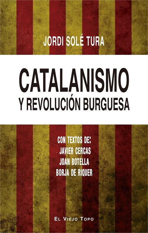 CATALANISMO Y REVOLUCION BURGUESA | 9788416995424 | SOLE TURA, JORDI