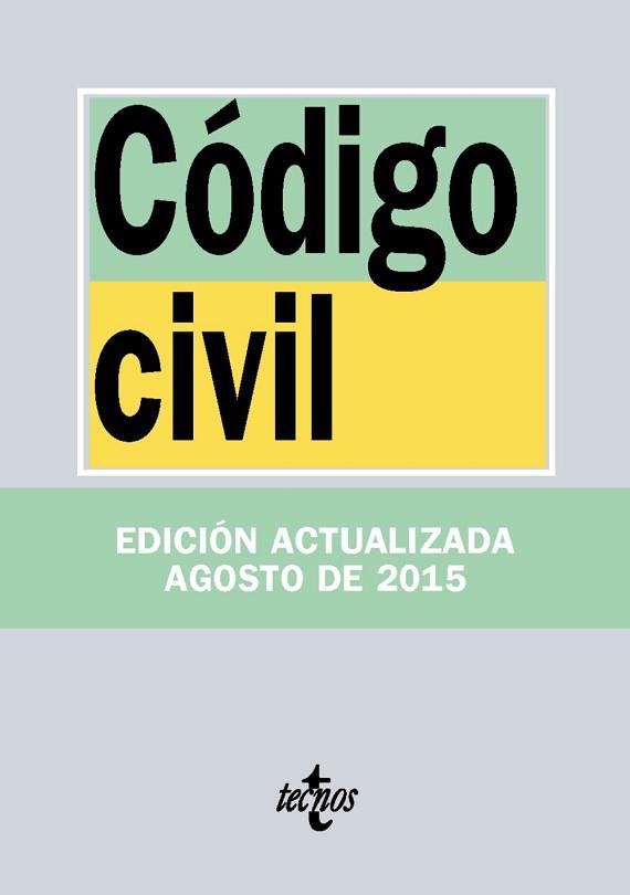 CODIGO CIVIL  | 9788430966073 | EDITORIAL TECNOS