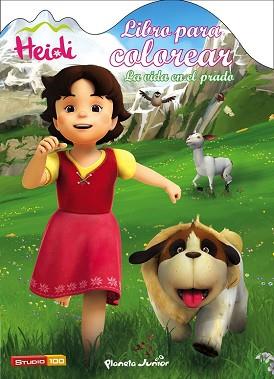 LIBRO PARA COLOREAR, LA VIDA EN EL PRADO HEIDI  | 9788408147428 | HEIDI