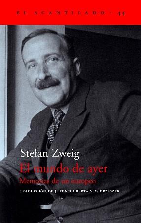 MUNDO DE AYER, EL | 9788495359490 | ZWEIG, STEFAN