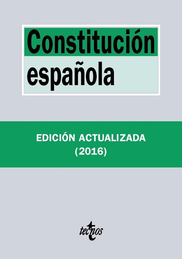 CONSTITUCION ESPAÑOLA | 9788430969432 | EDITORIAL TECNOS