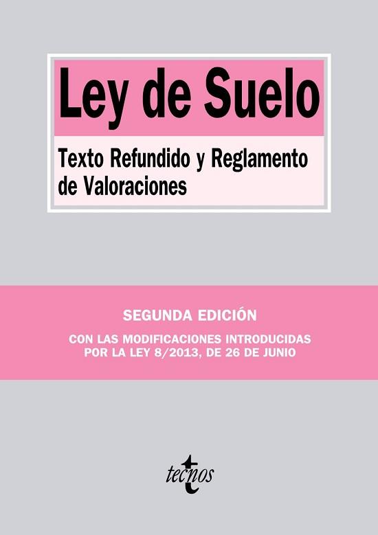 LEY DE SUELO | 9788430959945 | EDITORIAL TECNOS